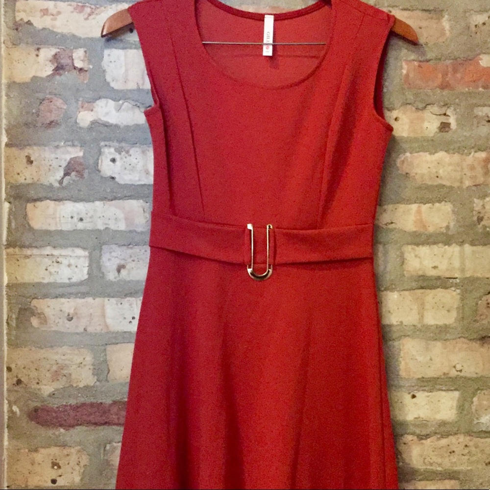 🍁 NWOT Burnt orange dress // perfect for fall 🍁